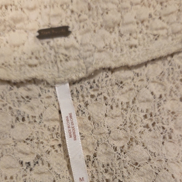 Free People Ivory Lace Maxi Dress - Picture 12 of 16